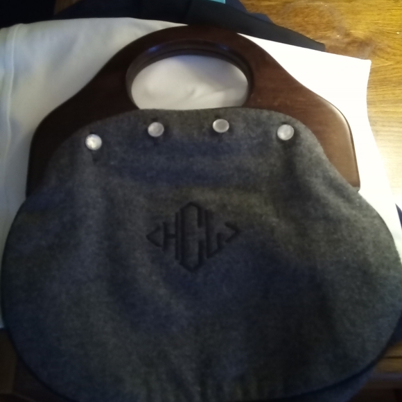 Vintage DeLanthe Bermuda bag W/ WOOL Body***Excellent Condition** - Picture 1 of 8